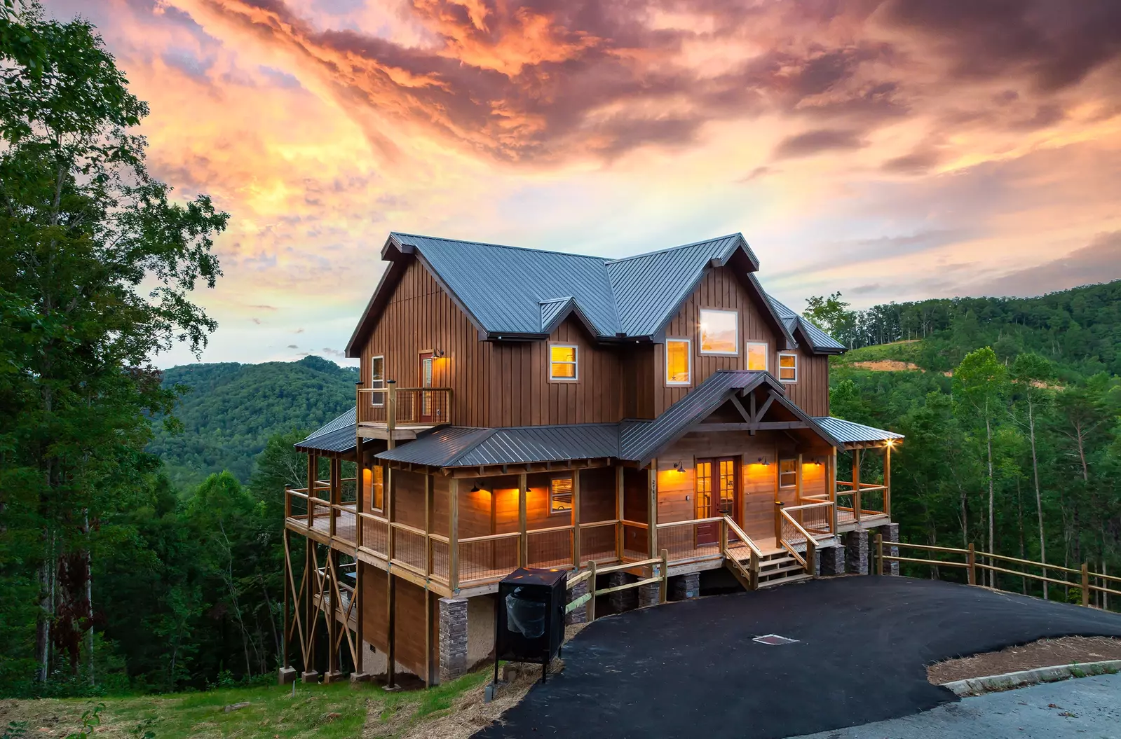 Cabin at Dusk