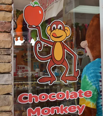 chocolate monkey in pigeon forge tn