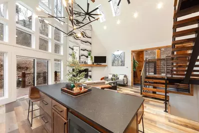 clean interior of Summit cabin